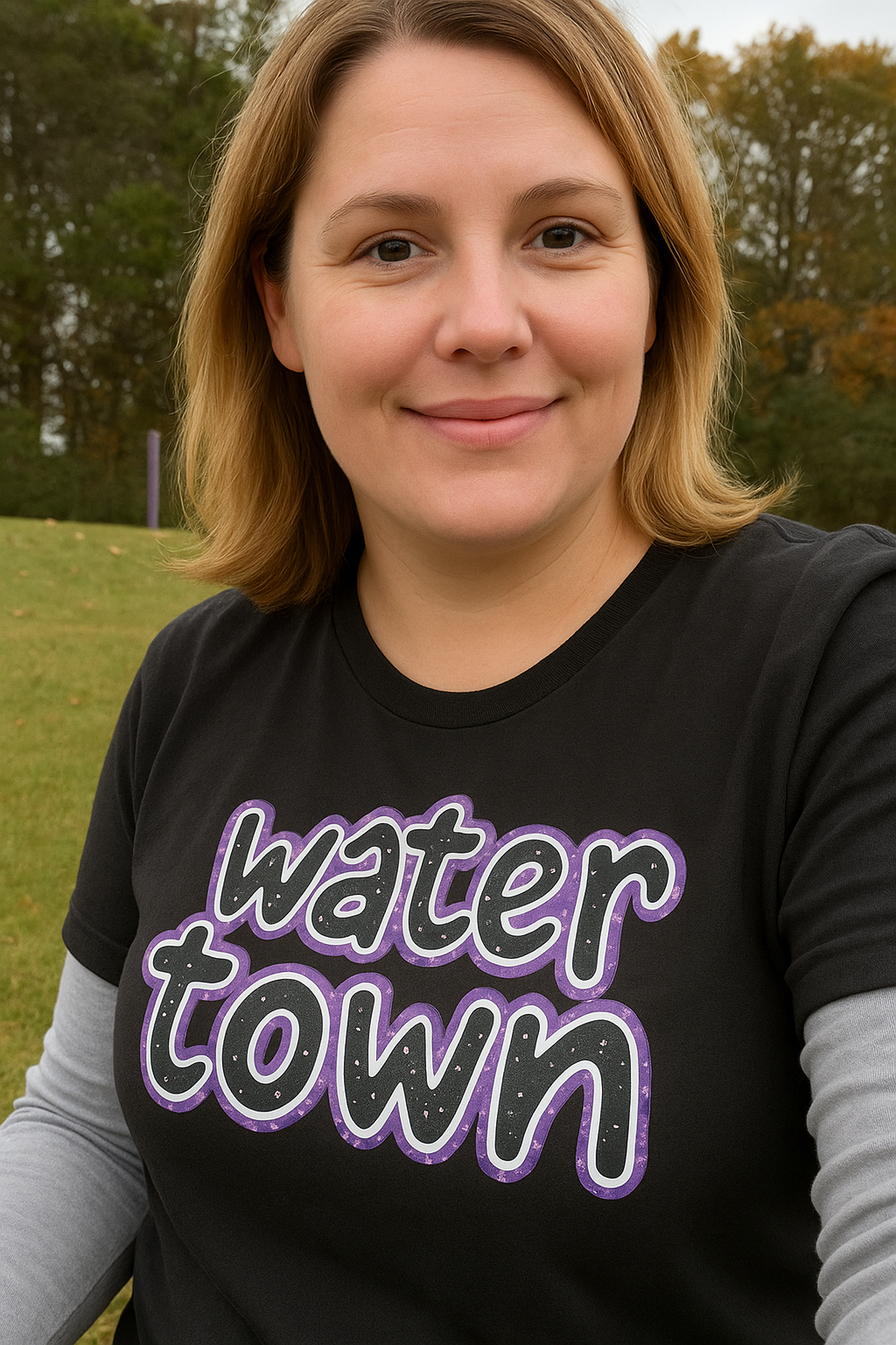 Watertown Purple and Black Glitter